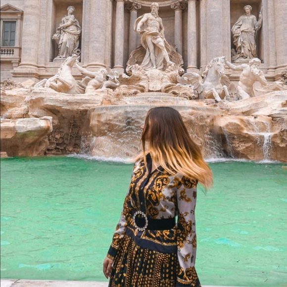 🎉Host Pick🎉BLOGGERS FAV Zara Patchwork Dress - Picture 2 of 8